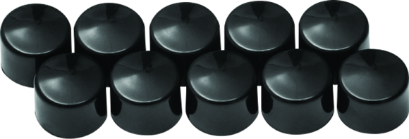 Kuryakyn Kool Kaps 5/16in Allen Gloss Black