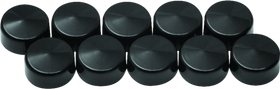 Kuryakyn Kool Kaps Gloss Black 9/16inch Hex Head