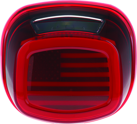 Kuryakyn Freedom Taillight Red Lens With License Light