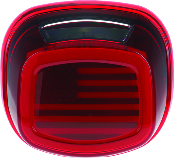 Kuryakyn Freedom Taillight Red Lens With License Light