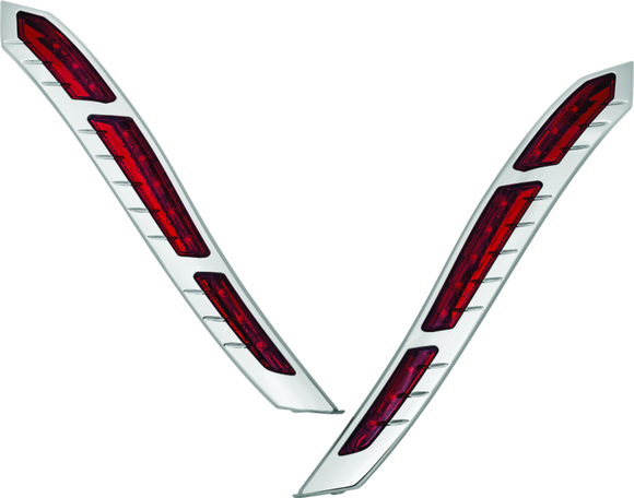 Kuryakyn LED Rear Fender Strip Lights For Indian Chrome