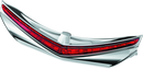 Kuryakyn L.E.D. Rear Fender Tip 12-17 GL1800 Gloss Black Smoke Lens-1