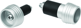 Kuryakyn Lodestar Rear Axle Slider Silver
