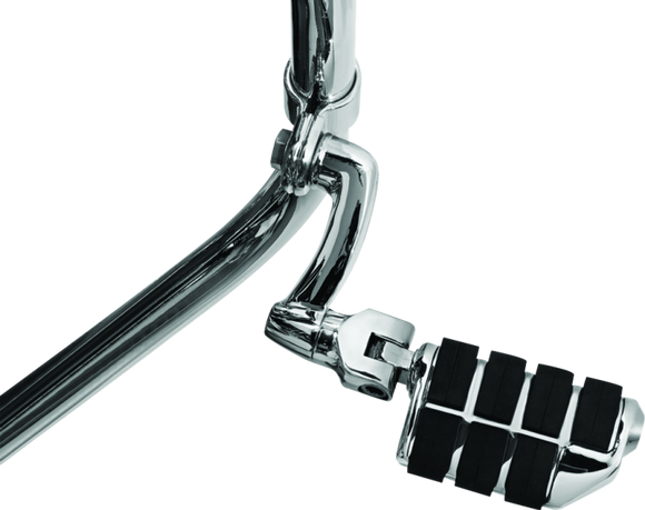 Kuryakyn Longhorn Offset Dually ISO Peg With 1-1/2in Clamp Chrome