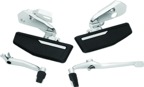 Kuryakyn Omni Driver Floorboards Chrome