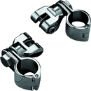 Kuryakyn 1-1/4inch Magnum Quick Clamp With Clevis Chrome (Pair)-1