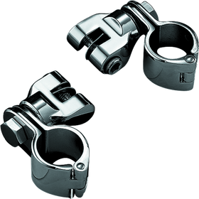 Kuryakyn 1-1/4inch Magnum Quick Clamp With Clevis Chrome (Pair)