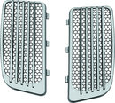 Kuryakyn Radiator Grills For Twin Cooled Models Chrome & Black (Pair)-1