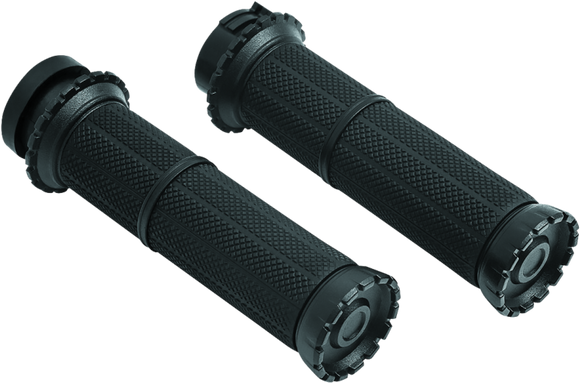 Kuryakyn Riot Grips Dual Cable Satin Black