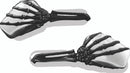 Kuryakyn Skeleton Hand Mirrors Black/Chrome-1
