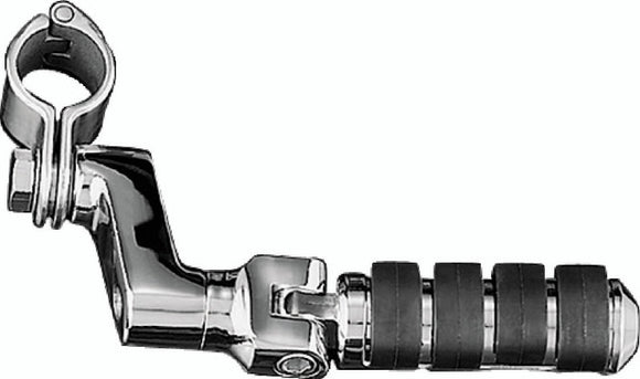Kuryakyn Small ISO Offset Highway Pegs With 1-1/4inch Clamp Chrome (Pair)