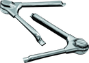 Kuryakyn Swingarm Tube Covers 08-17 Softail Models Chrome-1
