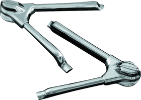Kuryakyn Swingarm Tube Covers 08-17 Softail Models Chrome