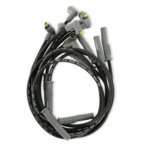 MSD Wire Set. Black Super Conductor. Big Block Chevy. Socket