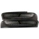 AlphaRex 16-18 Chevrolet Camaro PRO-Series LED Tail Lights Jet Black-1