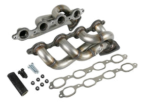 aFe Twisted Steel 1-3/4in 304SS Shorty Headers 2019-25 GM Silverado / Sierra 1500 V8-5.3L/6.2L - 0