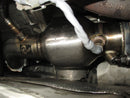 aFe 09-16 Audi A4/A5 (B8) L4-2.0L (t) Twisted Steel 3in. Downpipe - 304 Stainless w/ Cat-2