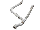 Twisted Steel 3 IN to 3-1/2 IN 409 Stainless Steel Race Series Y-Pipe Ford F-150 15-20 V6-3.5L (tt)-1