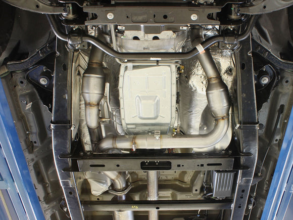 Twisted Steel 3 IN to 3-1/2 IN 409 Stainless Steel Race Series Y-Pipe Ford F-150 15-20 V6-3.5L (tt)