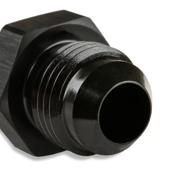 Mr. Gasket -4 AN Flare Plugs (2) - Black