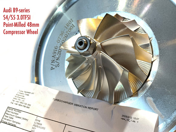 Shuenk IS48 (OEM+ Upgraded IS38 Turbocharger for Mk7 Golf EA888 Gen3 MQB)