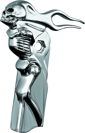 Kuryakyn Zombie Front Shift Arm Cover 82-16 Touring Chrome