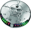 Kuryakyn Zombie Fuel & Battery Gauge Chrome-1