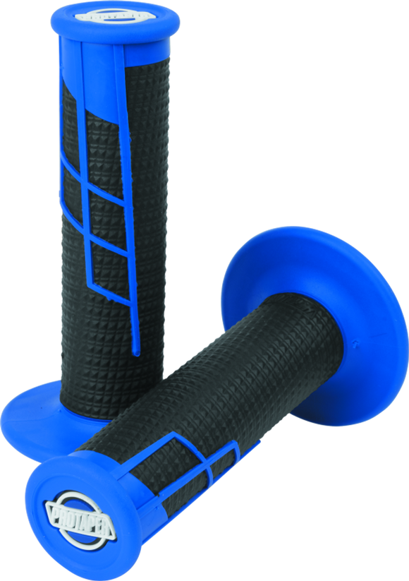 ProTaper Clamp-On 1/2 Waffle Grip - Blue/Black