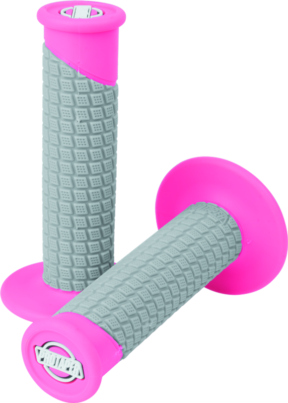 ProTaper Clamp-On Pillow Top Grips - Neon Pink/Gray