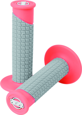 ProTaper Clamp-On Pillow Top Grips - Neon Red/Gray