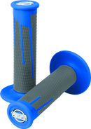 ProTaper Full Diamond Clamp-On Grips - Blue/Dark Gray-1