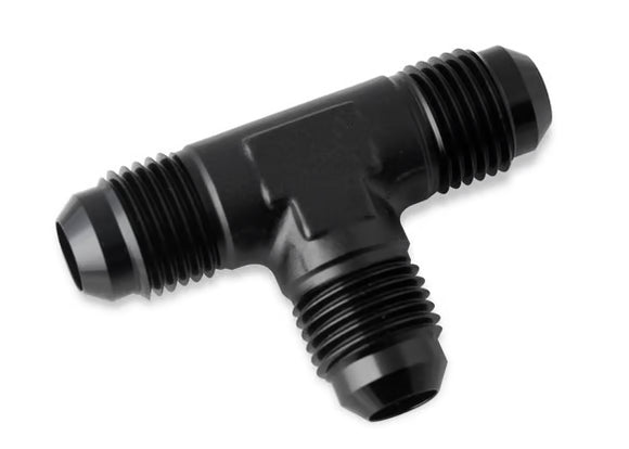Mr. Gasket -6 AN Tee Fitting - Black