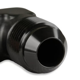 Mr. Gasket -10 AN 90 Degree Bulkhead Fitting - Black - 0