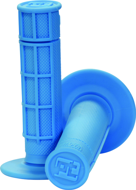 ProTaper 1/2 Waffle Grips - Neon Blue
