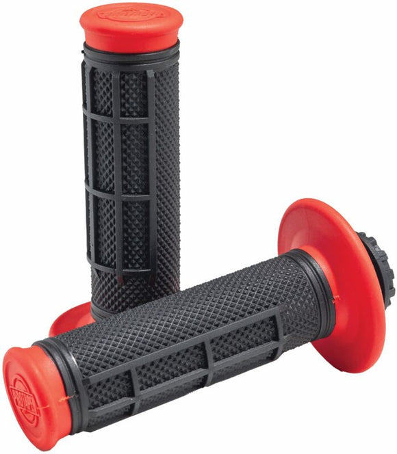 ProTaper Pro Series Clamp On 1/2 Waffle Red/Black