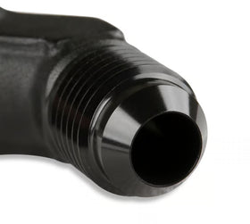 Mr. Gasket -8 AN 45 Degree Bulkhead Fitting - Black - 0