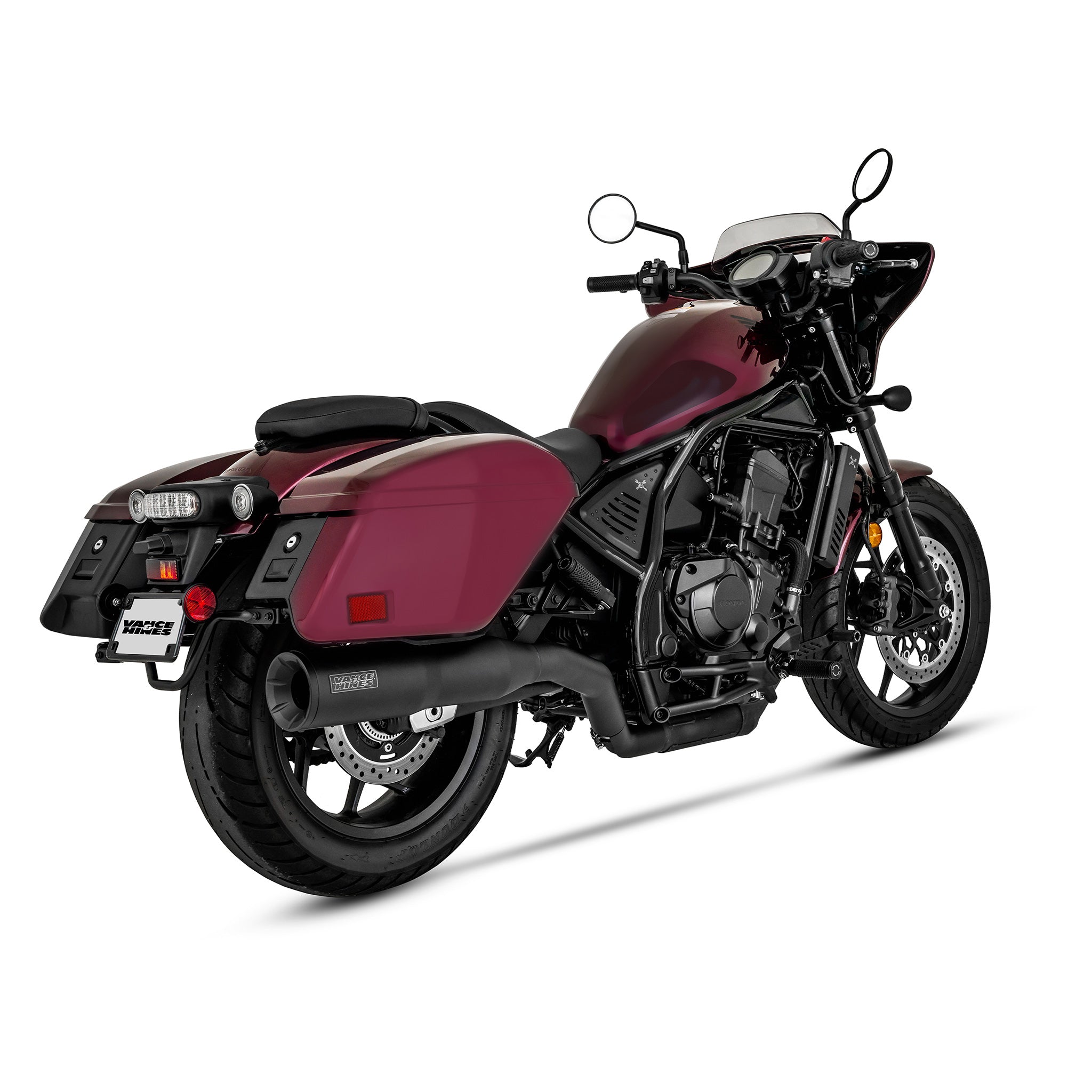 Vance & Hines Honda 2023 Rebel 1100T S/O Black Slip-On Exhaust