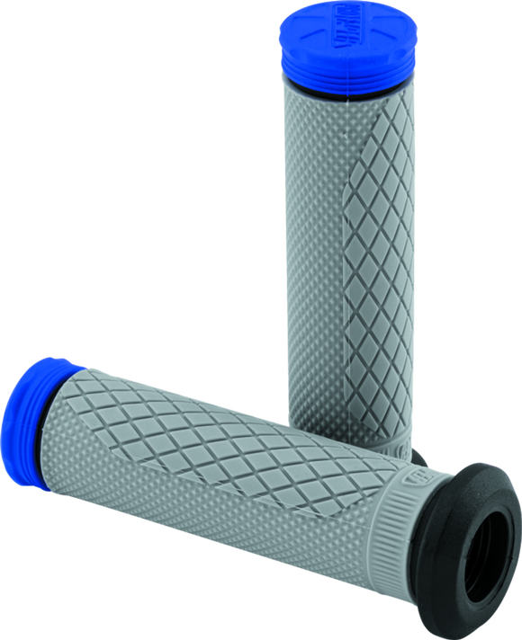 ProTaper Tri Density Full Diamond MX Grips - Blue