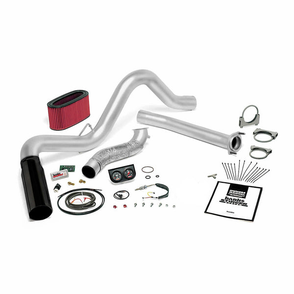 Banks Power 95.5-97 Ford 7.3L Man Stinger System - SS Single Exhaust w/ Black Tip
