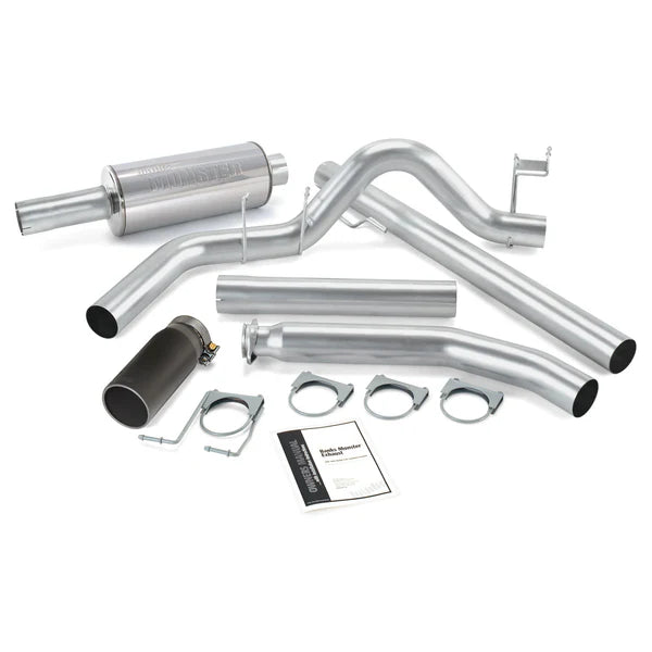 Banks Power 98-02 Dodge 5.9L Std Cab Monster Exhaust System - SS Single Exhaust w/ Black Tip