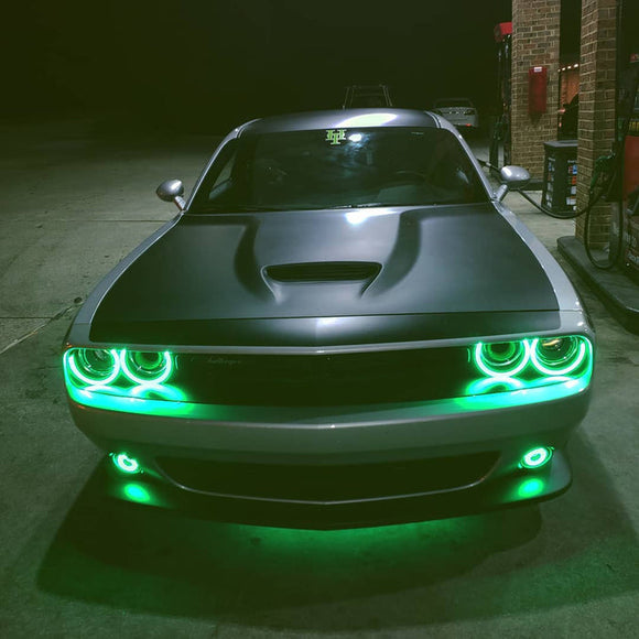 Oracle Dodge Challenger 15-21 LED Halo Kit - White SEE WARRANTY