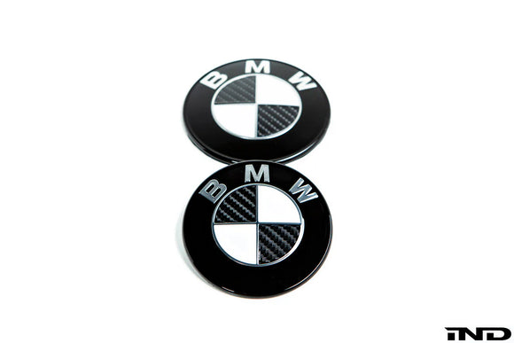 IND Carbon BMW Roundel Set