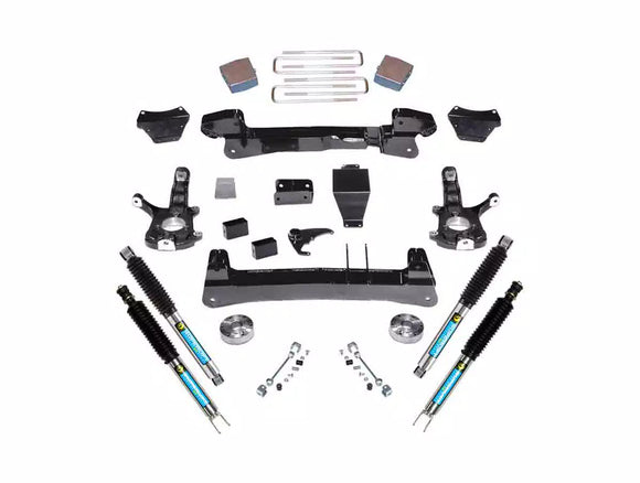 Superlift 99-06 Chevy Silv/GMC Sierra 1500 4WD 6in Lift Kit - Knuckle Kit w/ Bilstein Shocks