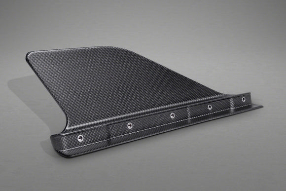 Ferrari 488 GTB & GTS Carbon Side Fins (With Adapters) (Matte)