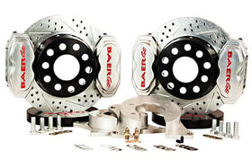 Baer SS4+ Fits Ford 8.8" Rear Ends w/C-Clip Eliminators & 2.5" Axle Standoff, 5 Lug (5x4.5", 5x4.75" BC)