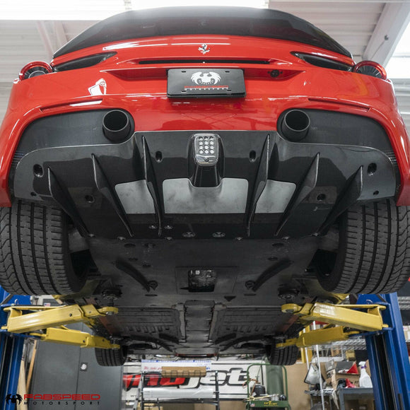 Fabspeed Ferrari 488 GTB/Spider Carbon Fiber Rear Diffuser