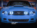 Raxiom 13-14 Ford Mustang GT CCFL Halo Fog Lights (Smoked)-6