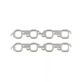 Mr. Gasket Header Gaskets - Aluminum-Layered 1965-1990 Chevrolet 396-454 Big Block with Square Ports, 1.85 Inch x 1.90 Inch