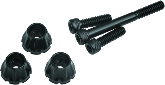 Kuryakyn Windshield Screws 14-Up FL Touring Models Black