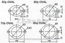 GReddy 80mm Oval Exhaust Gasket-3